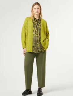 Cardigan aus Wolle und Lurex