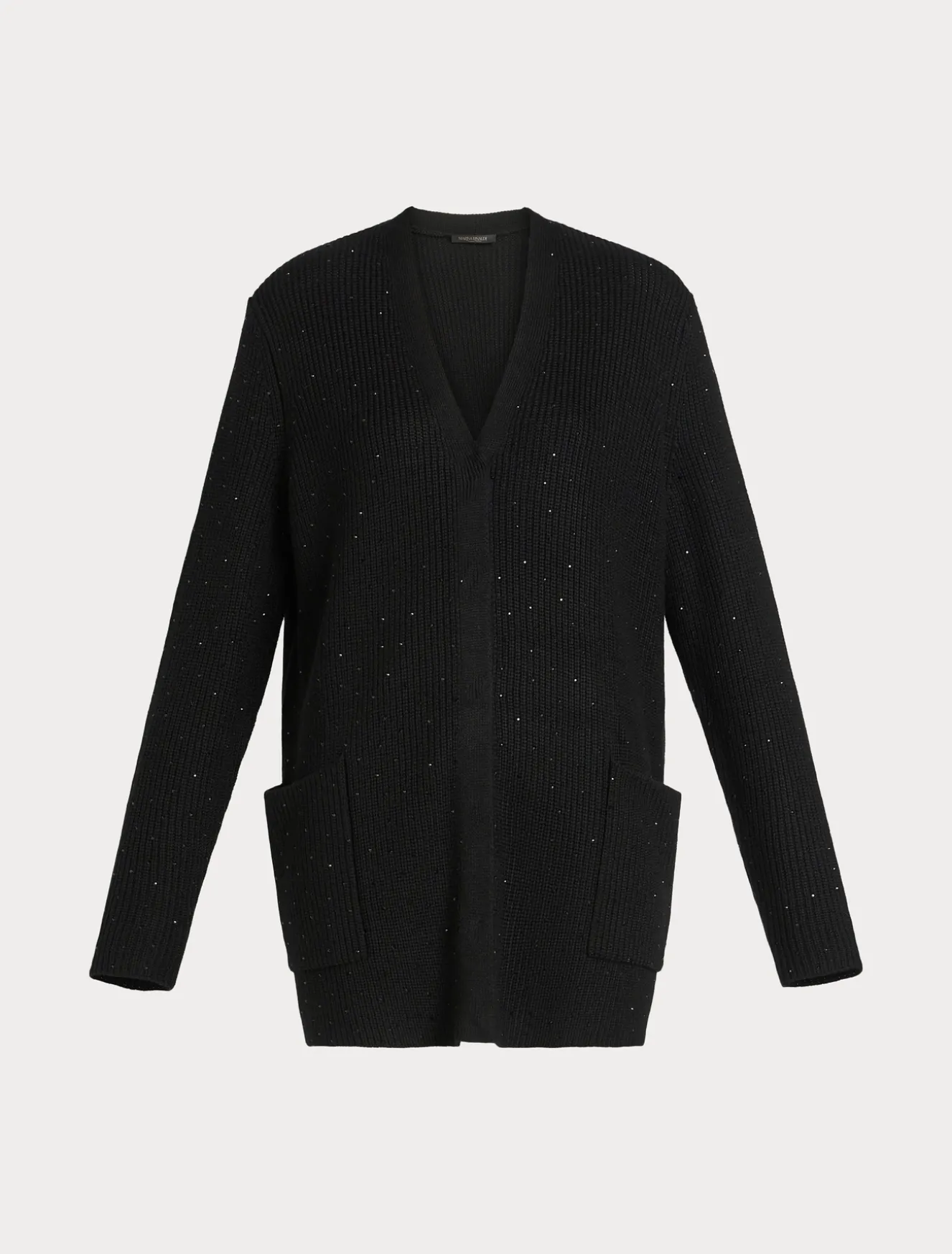 Cardigan aus Wollmischung mit Strass