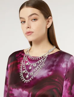 Choker-Halskette mit Einfassung