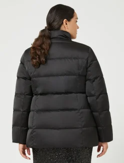 Daunenjacke aus Satin