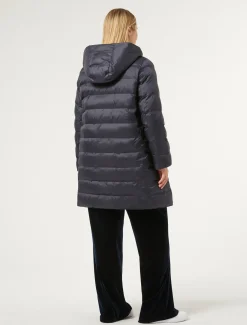 Daunenjacke aus Taft und wasserabweisendem Nyloncanvas