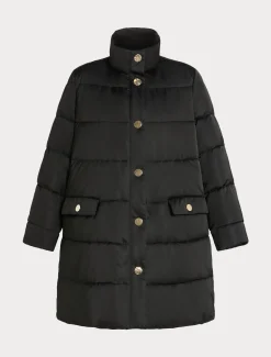 Daunenjacke aus wasserabweisendem Satin