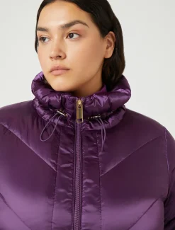 Daunenjacke aus wasserabweisendem Canvas