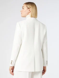 Doppelreihiger Blazer aus Cady