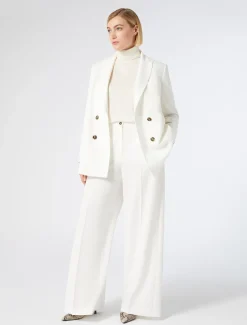 Doppelreihiger Blazer aus Cady