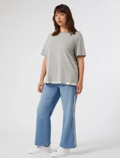 Flare Jeans aus Denim