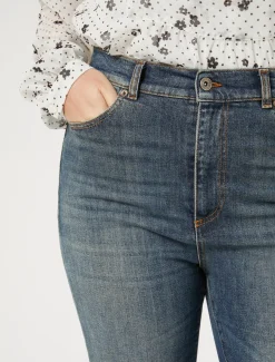 Flare-Jeans aus Stretch-Denim