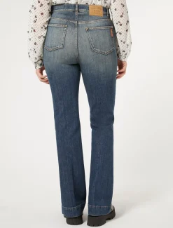 Flare-Jeans aus Stretch-Denim