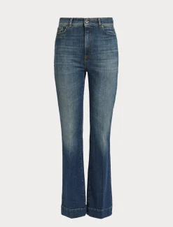 Flare-Jeans aus Stretch-Denim