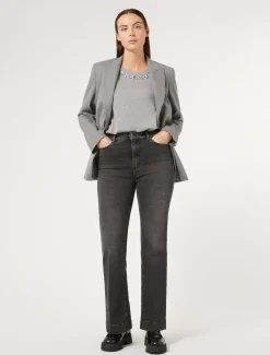 Flare-Jeans aus Stretch-Denim