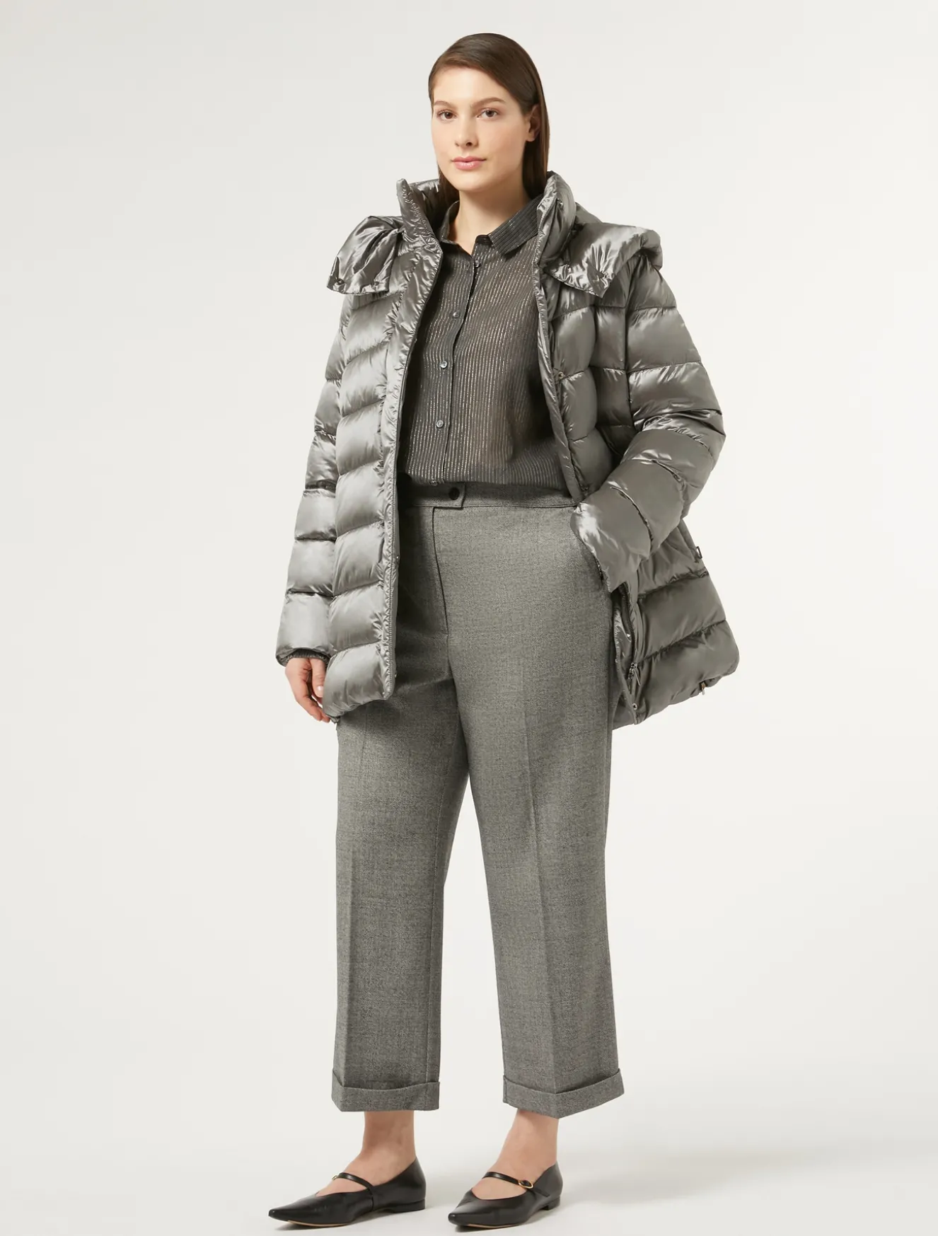 Gedoppelte Robenjacke aus wasserabweisendem Canvas