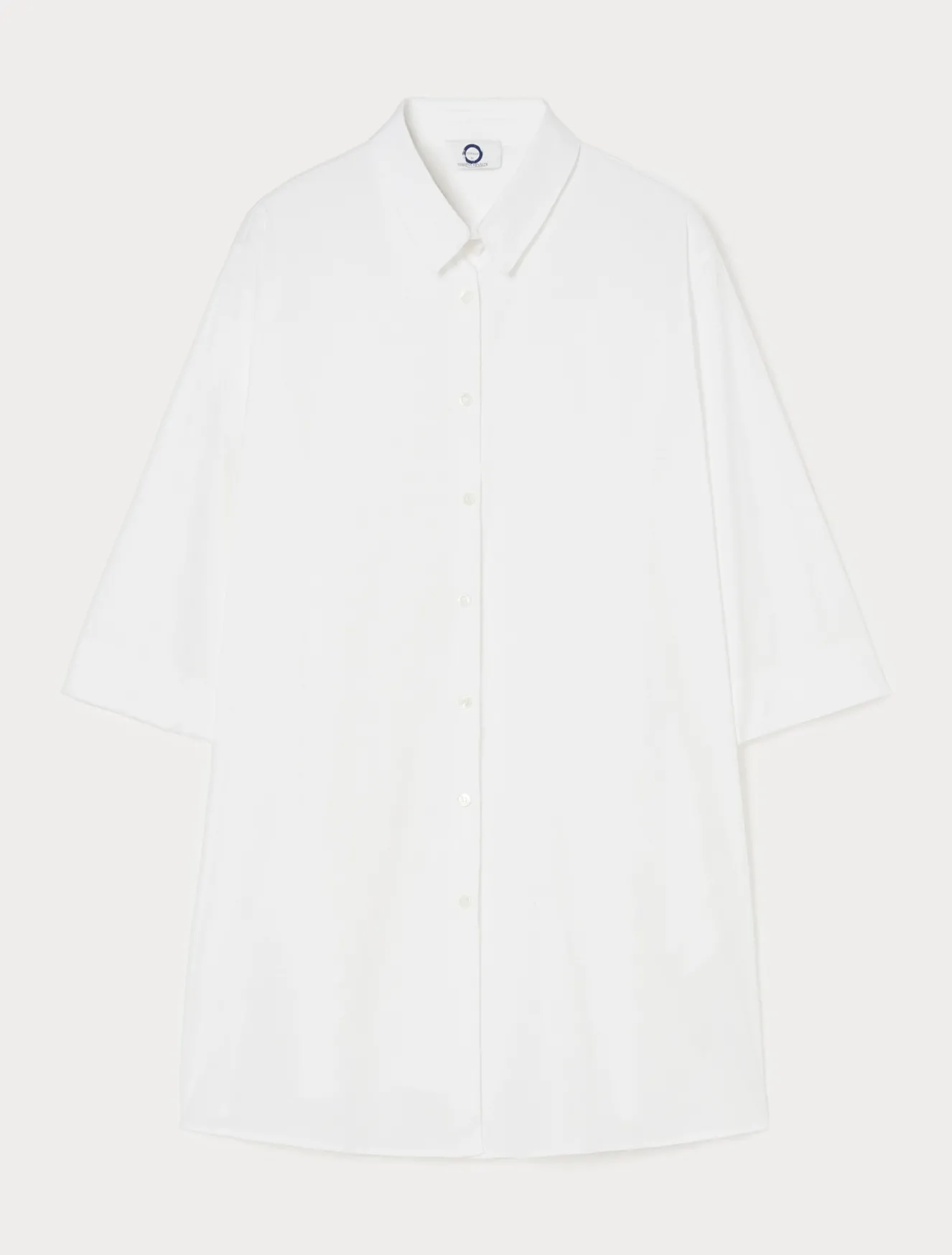 Hemdbluse aus Baumwollmix-Popeline