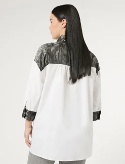 Hemdbluse aus Baumwollpopeline