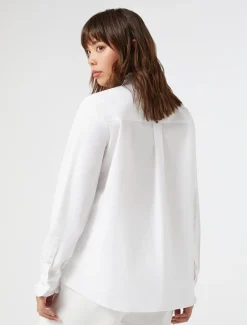 Hemdbluse aus Baumwollpopeline