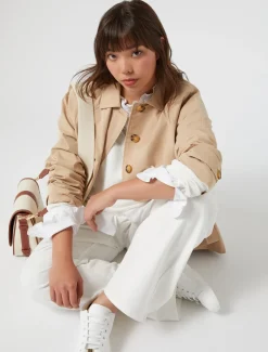 Hemdbluse aus Baumwollpopeline