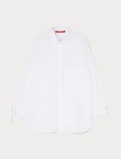 Hemdbluse aus Baumwollpopeline