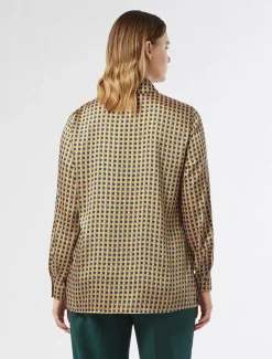 Hemdbluse aus bedrucktem Twill