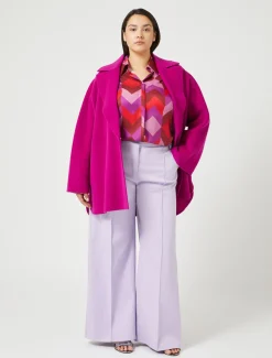 Hemdbluse aus bedrucktem Twill