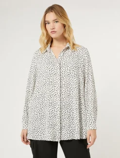 Hemdbluse aus Cady