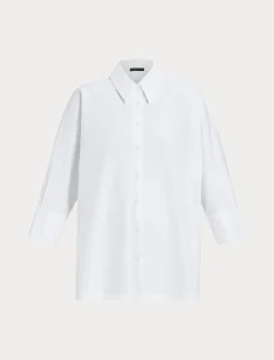 Hemdbluse aus Popeline