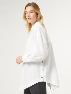 Hemdbluse aus Popeline