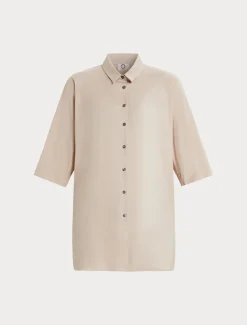 Hemdbluse aus Popeline