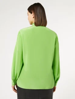 Hemdbluse aus Seide