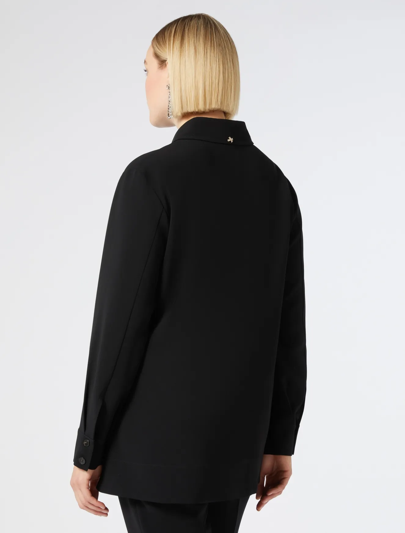 Hemdbluse aus Triacetat-Cady