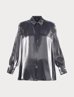 Hemdbluse aus Viskose