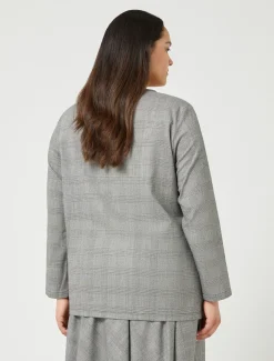 Hemdbluse aus Woll-Foulé