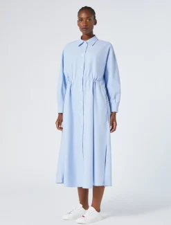 Hemdblusenkleid aus Oxford-Baumwolle