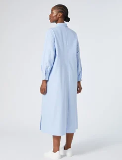 Hemdblusenkleid aus Oxford-Baumwolle