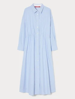 Hemdblusenkleid aus Oxford-Baumwolle