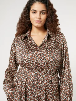 Hemdblusenkleid aus Twill