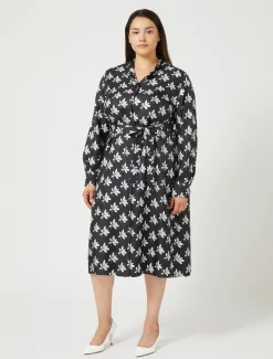 Hemdblusenkleid aus Twill