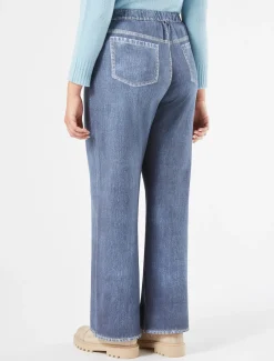 Hose aus bedrucktem Sweatjersey