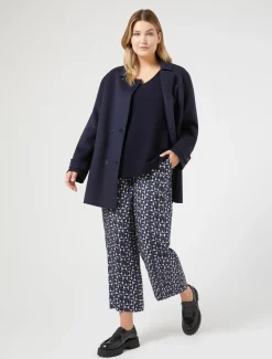 Hose aus bedrucktem Twill