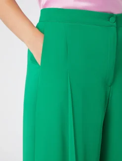 Hose aus Crêpe-Georgette