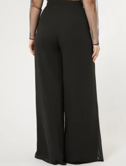 Hose aus Crêpe-Georgette