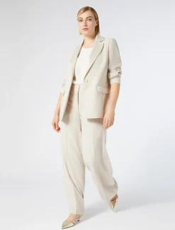 Hose aus Envers-Satin-Crêpe