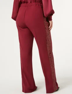 Hose aus Envers-Satin-Crêpe