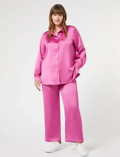 Hose aus fließendem Satin