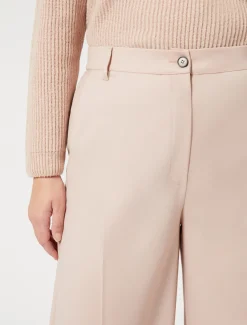 Hose aus fließender Gabardine