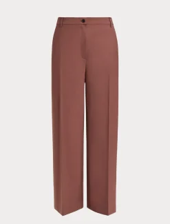 Hose aus fließender Gabardine