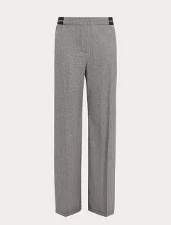 Hose aus garngefärbtem Gewebe und Lurex