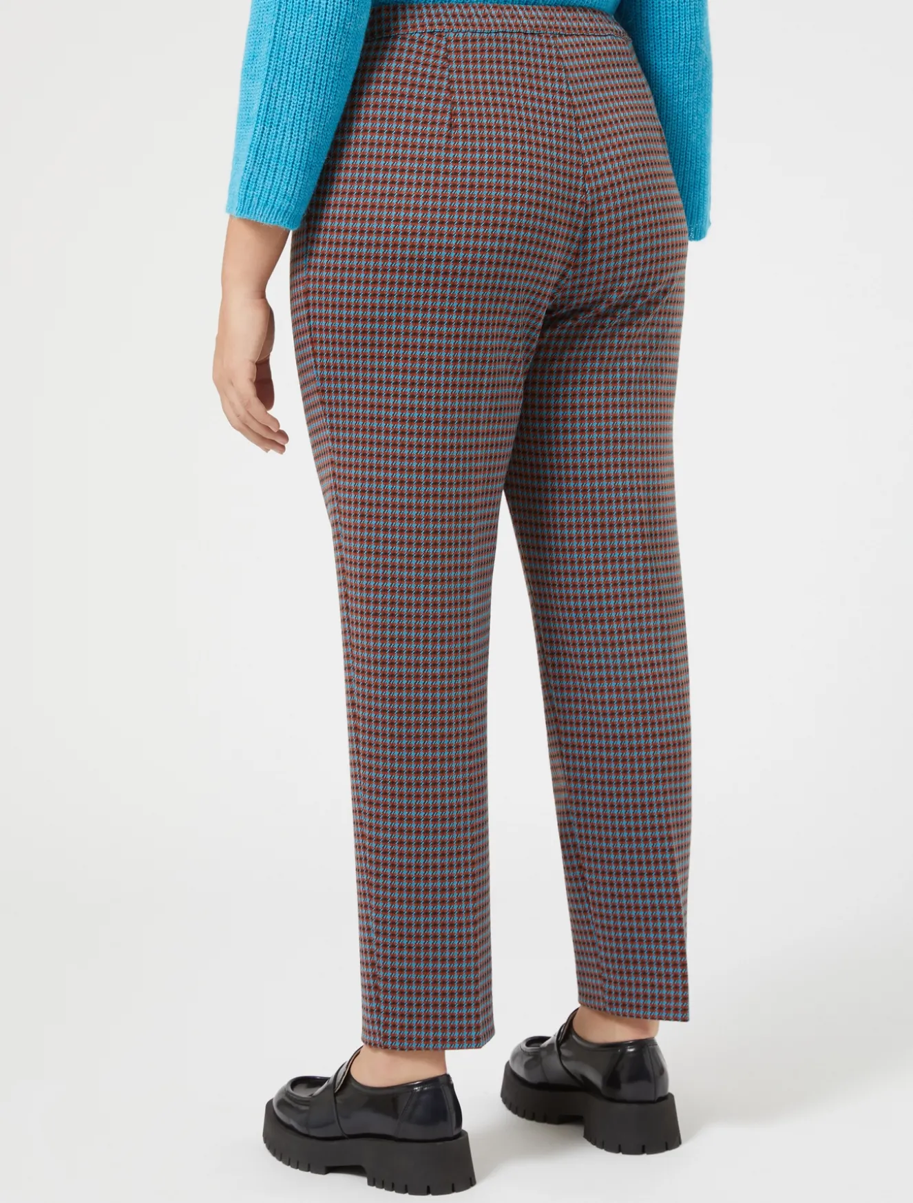 Hose aus garngefärbtem Jersey