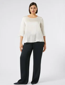 Hose aus glänzender Frisottine