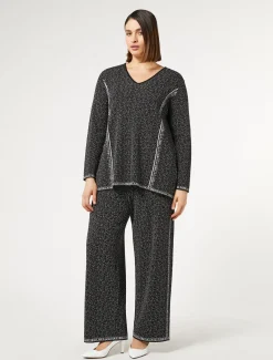 Hose aus Jacquard-Viskose