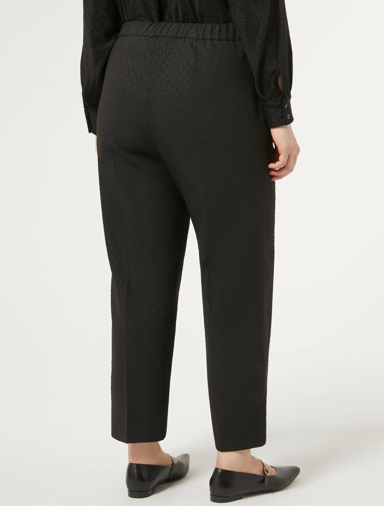 Hose aus Lurex-Jacquard