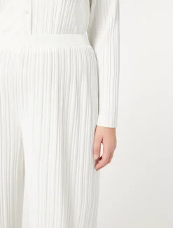 Hose aus Plissee-Jersey